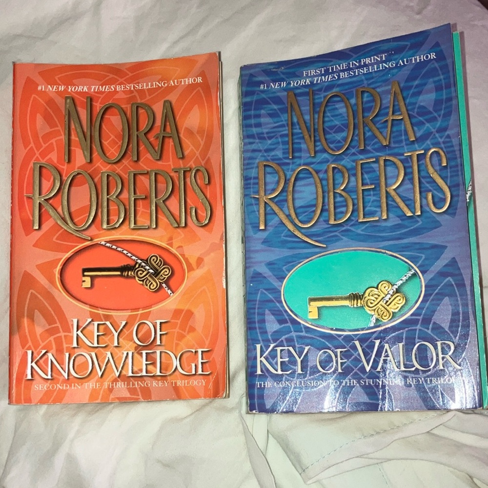 Nora Roberts Key Trilogy Books set of 2